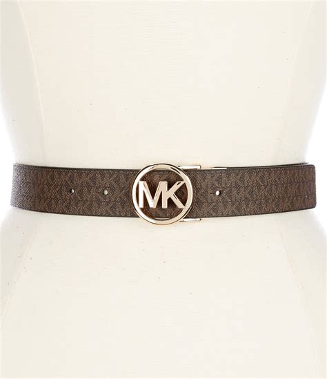 michael kors reversible|MICHAEL Michael Kors Reversible Logo with Logo Buckle Belt.